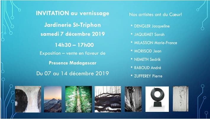 Décembre 2019 : Vernissage à St-Triphon