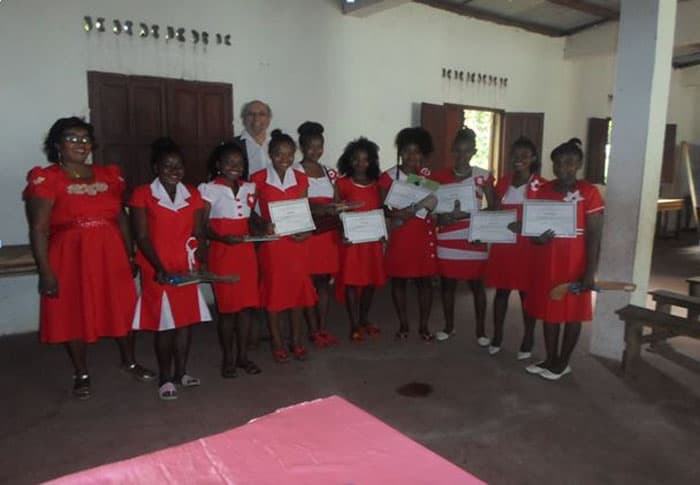 Juillet 2018 : Centre d’accueil Fanantenana ; atelier couture